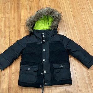 Cherokee Black Jacket with Green Lining